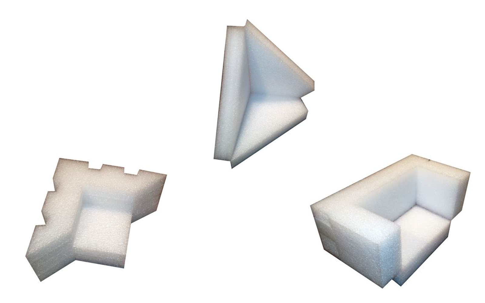 Foldable foam corners