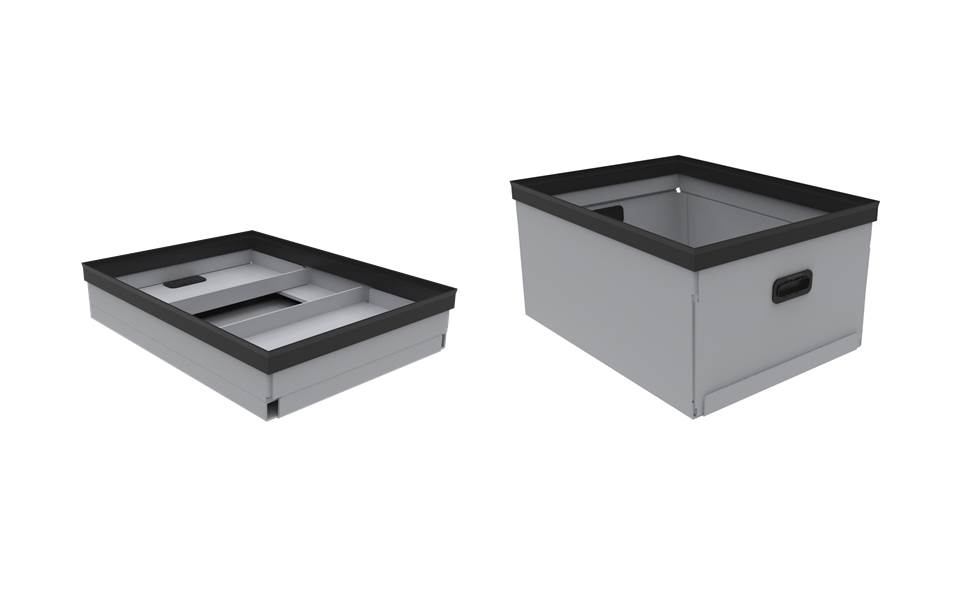 Smart collapsible box - PP-H profile