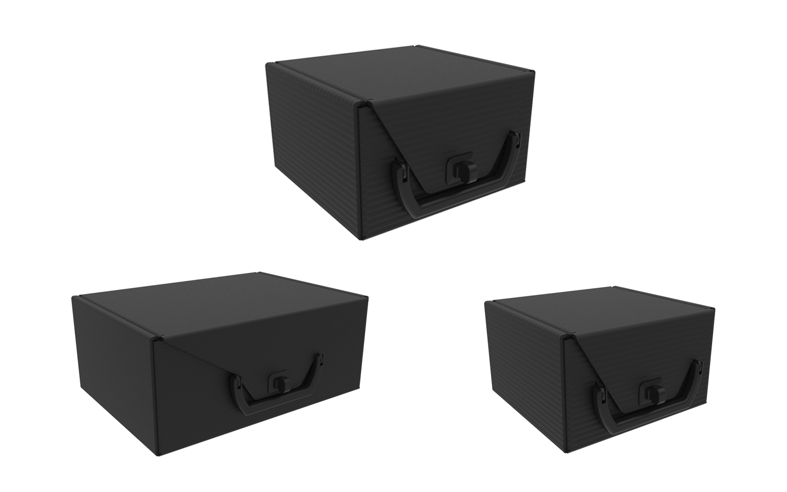 Small boxes with handle and lock