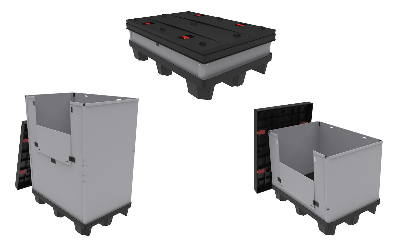 Smart TPS foldable pallet boxes