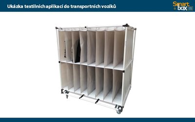 Textilní aplikace pro transportní vozíky obr. 2