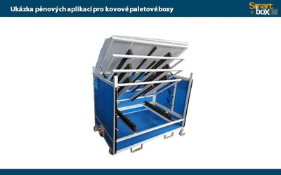 Pěnové aplikace pro kovové paletové boxy obr. 5