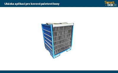 Textilní aplikace pro kovové paletové boxy  obr. 4