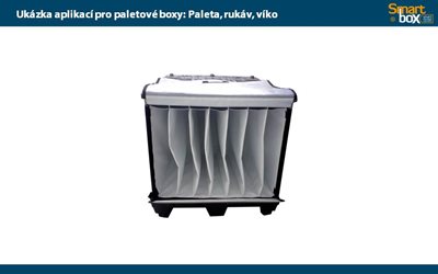 Textilní aplikace pro sklopné paletové boxy obr. 1