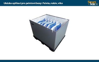 Textilní aplikace pro sklopné paletové boxy obr. 3