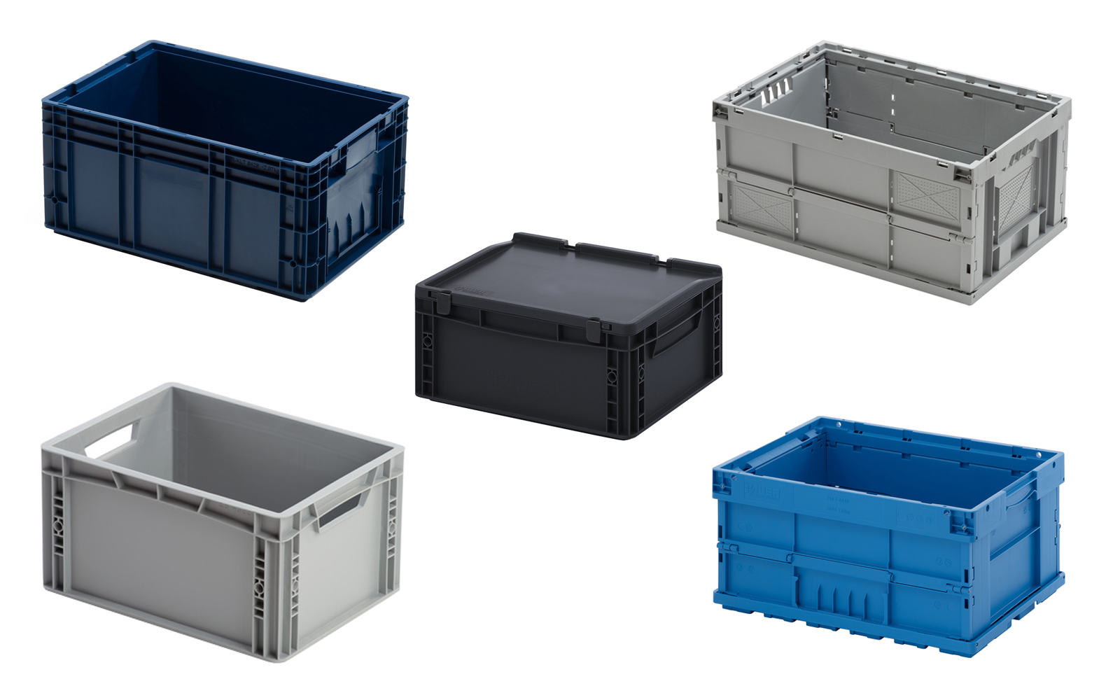 Injection molded boxes