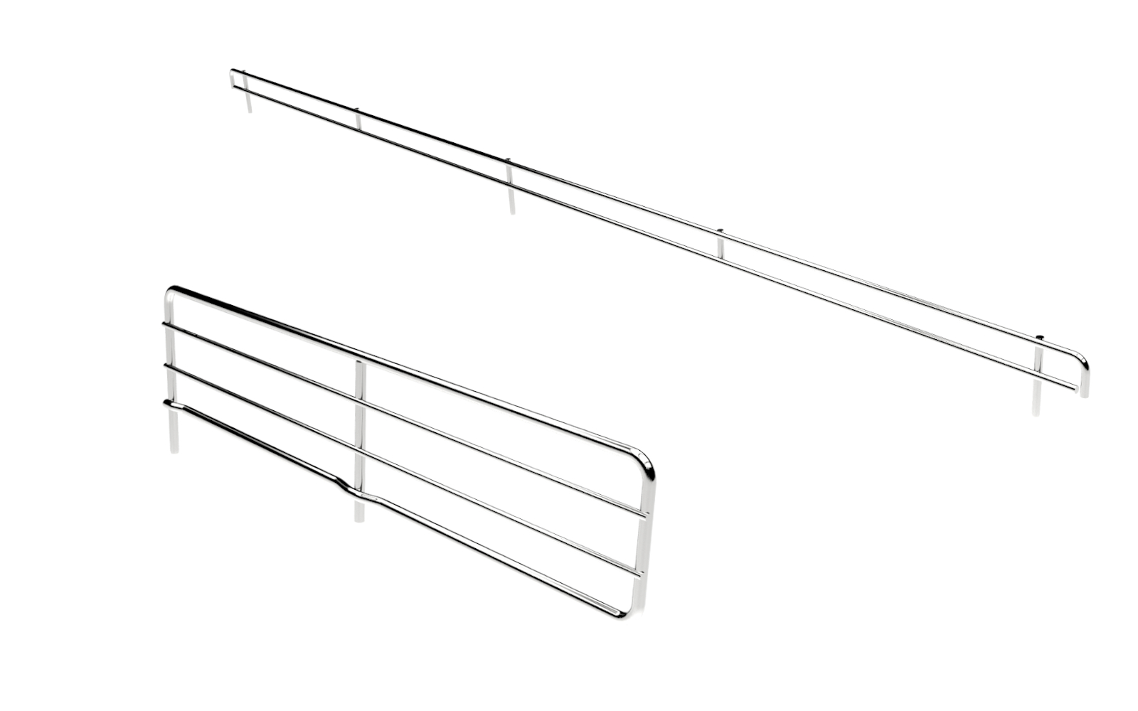 Accessories for sheet metal racks