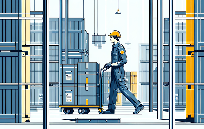 Flat Storage - Kolejnicový sklad na zemi