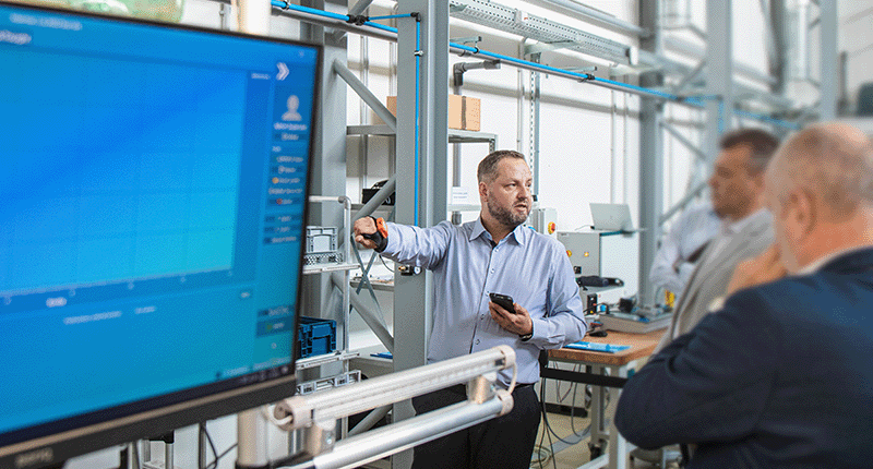DEMO application for logistics optimization now in the Intemac testbed